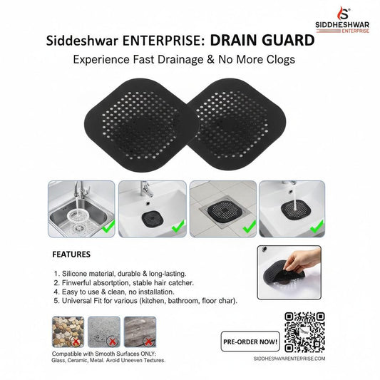 Drain Guard Suction With Cup (Pack of 2)