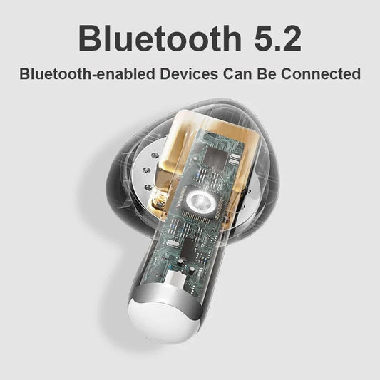 Premium TWS Bluetooth Earbuds – Noise Cancelling with Siri Support