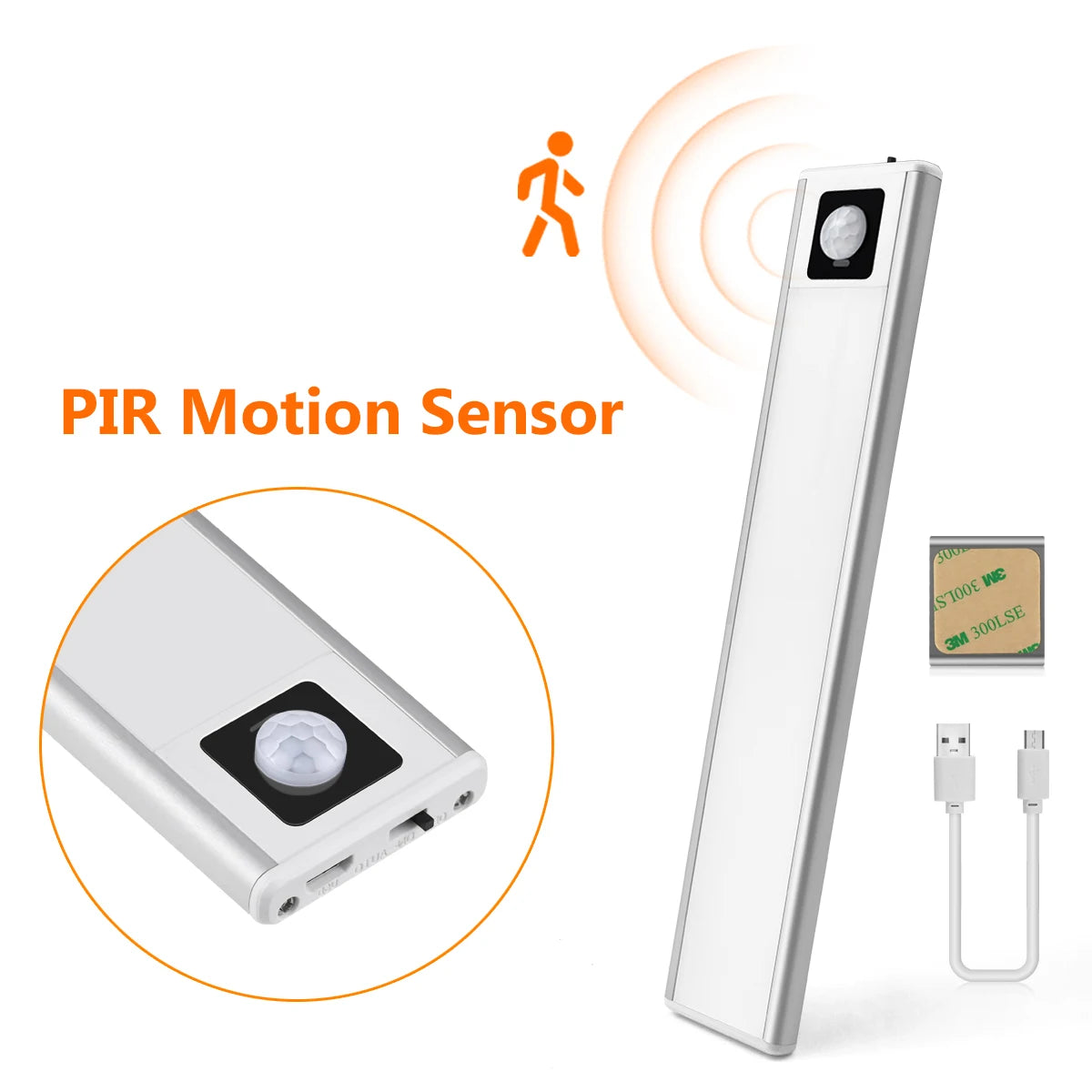 💡 Ultra-Thin Motion Sensor Cabinet Light ✨