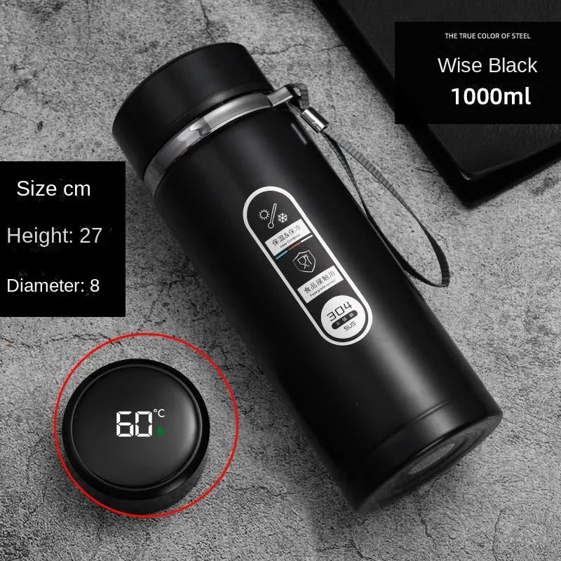 π‘οΈ Stainless Steel LED Temperature Thermos Bottle π§β¨