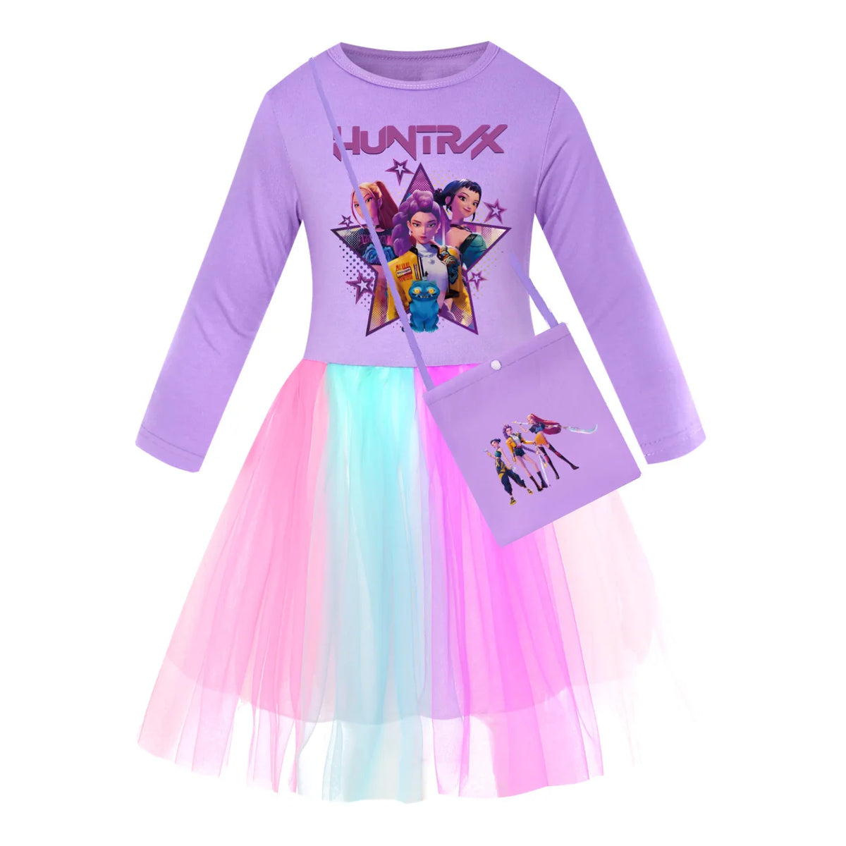 K-Pop Rainbow Party Dress