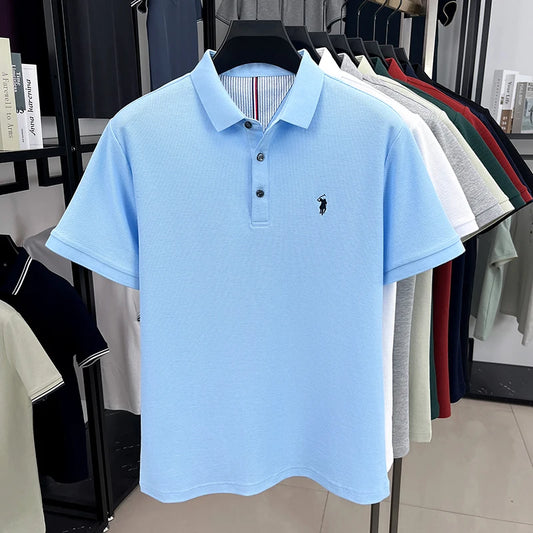 ππ§΅ Menβs Embroidered Cotton Polo | Summer Casual π