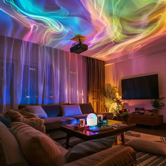 Aurora Water Ripple Projector – 16 Color Lamp