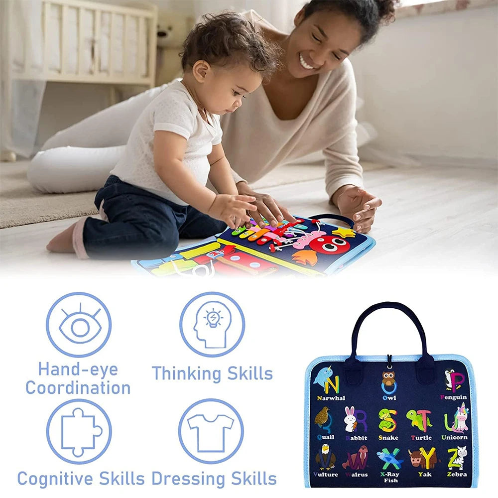 🧩 Glomexia Kids Busy Board Toy