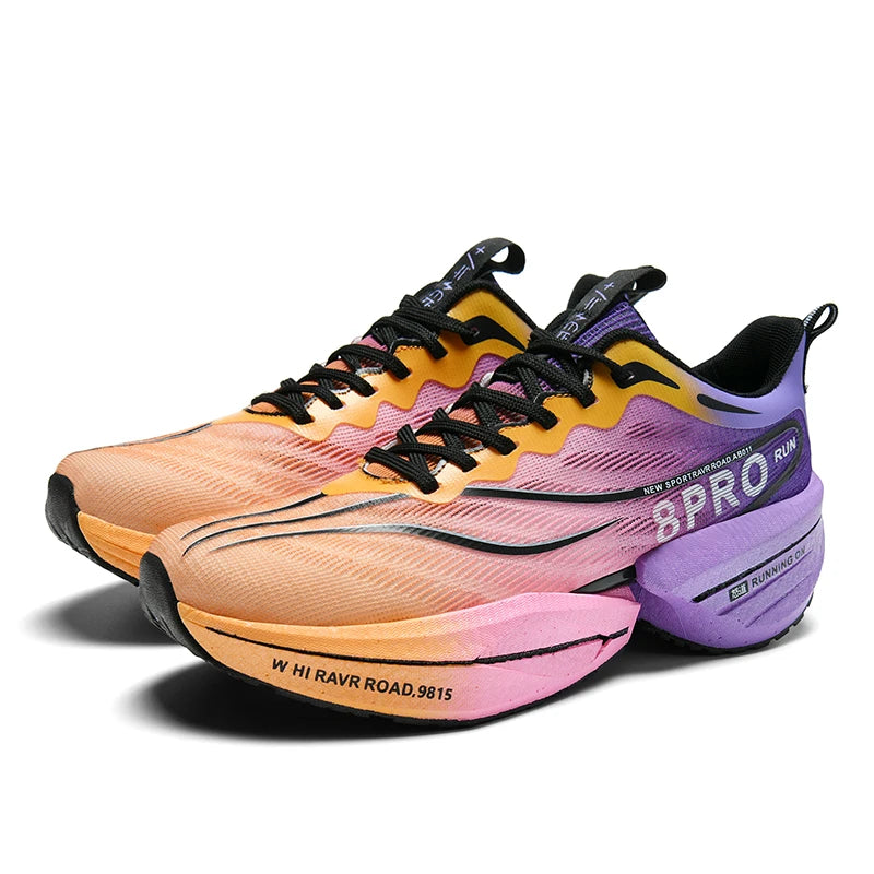 Men’s Carbon Plate Mesh Running Sneakers
