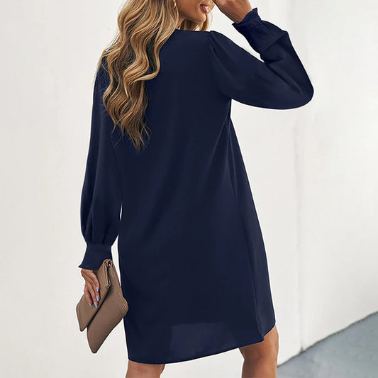 💃 Elegant V-Neck Mini Dress for Women