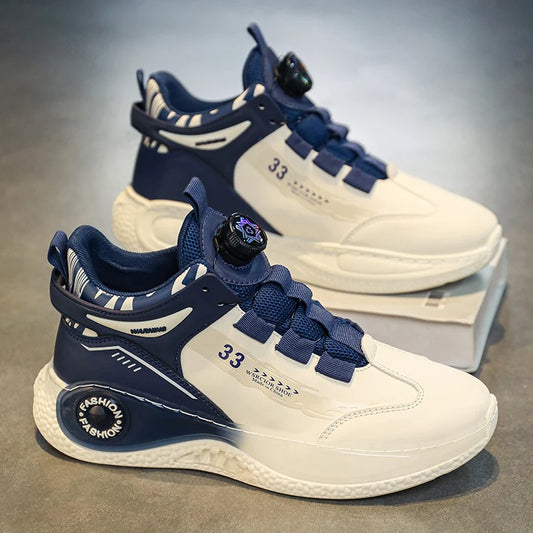 Men’s Rotating Buckle Non-Slip Sneakers