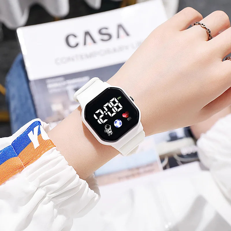β Kids LED Sports Digital Watch | Waterproof Square Dial Watch for Boys & Girls π