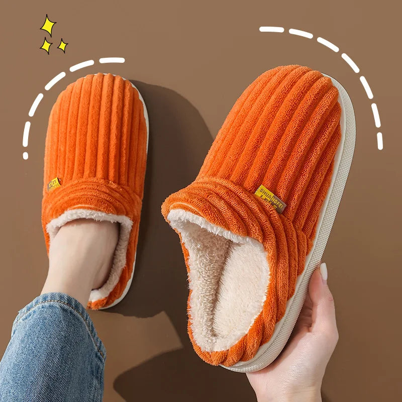 Glomexia Men’s Winter Fur Slippers