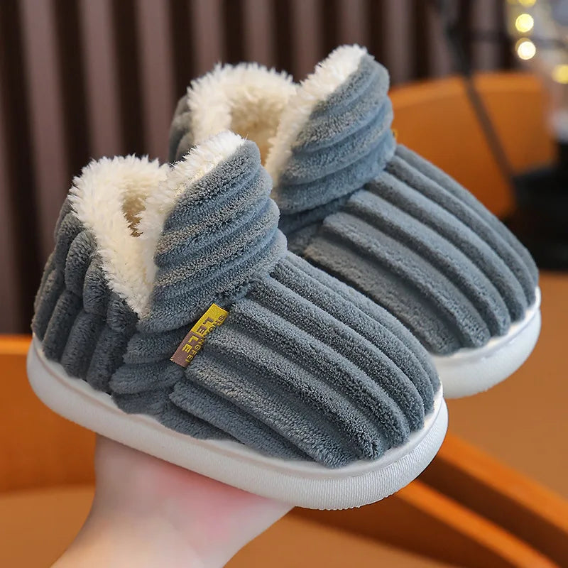 Glomexia Kids Fuzzy Winter Slippers ❄️ | Warm Anti-Skid Shoes