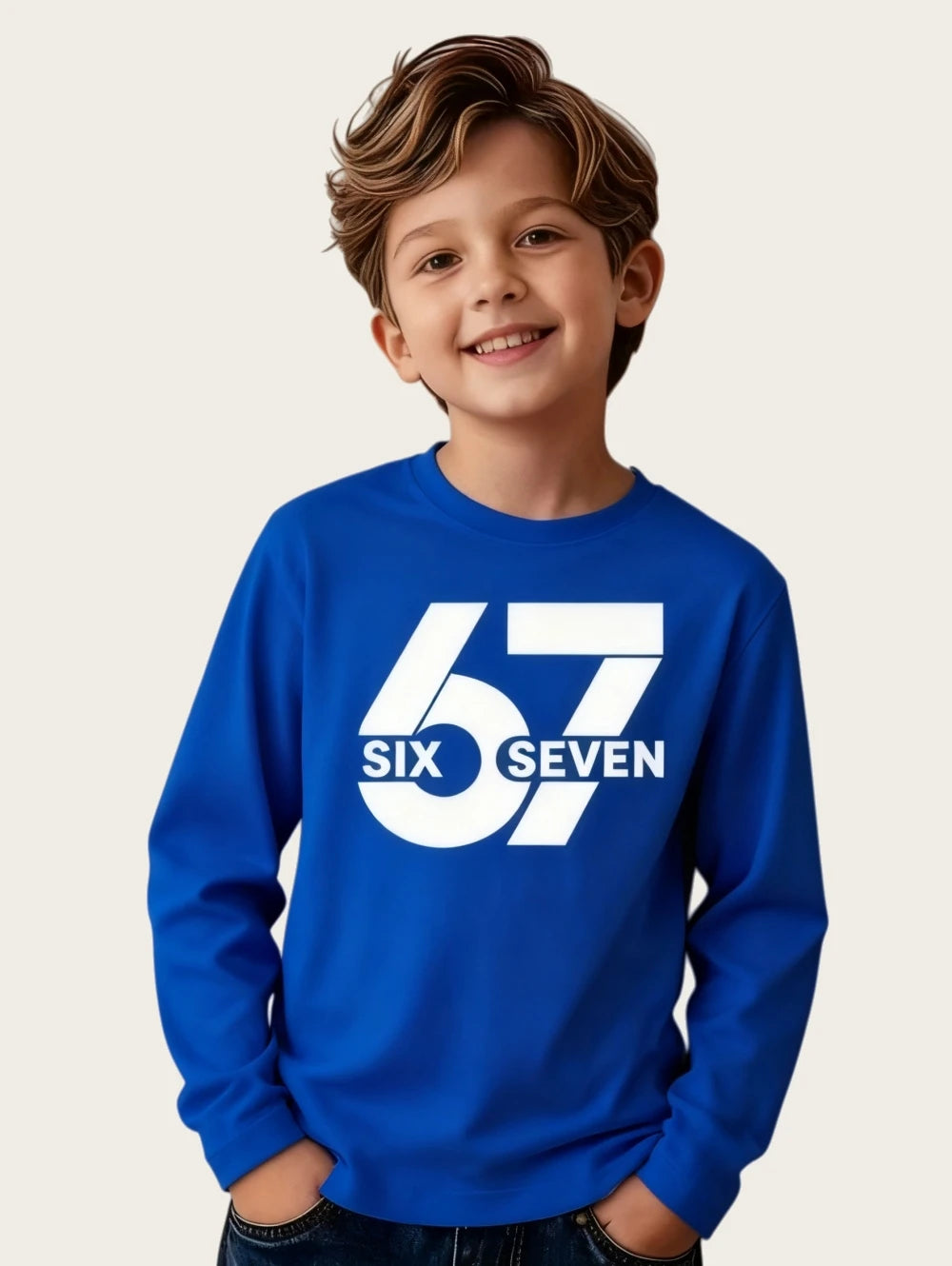 Kids Cartoon Full Sleeve T-Shirt | Soft & Comfy Boys Top