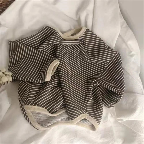 Kids Striped Full Sleeve Tee | Spring Casual
