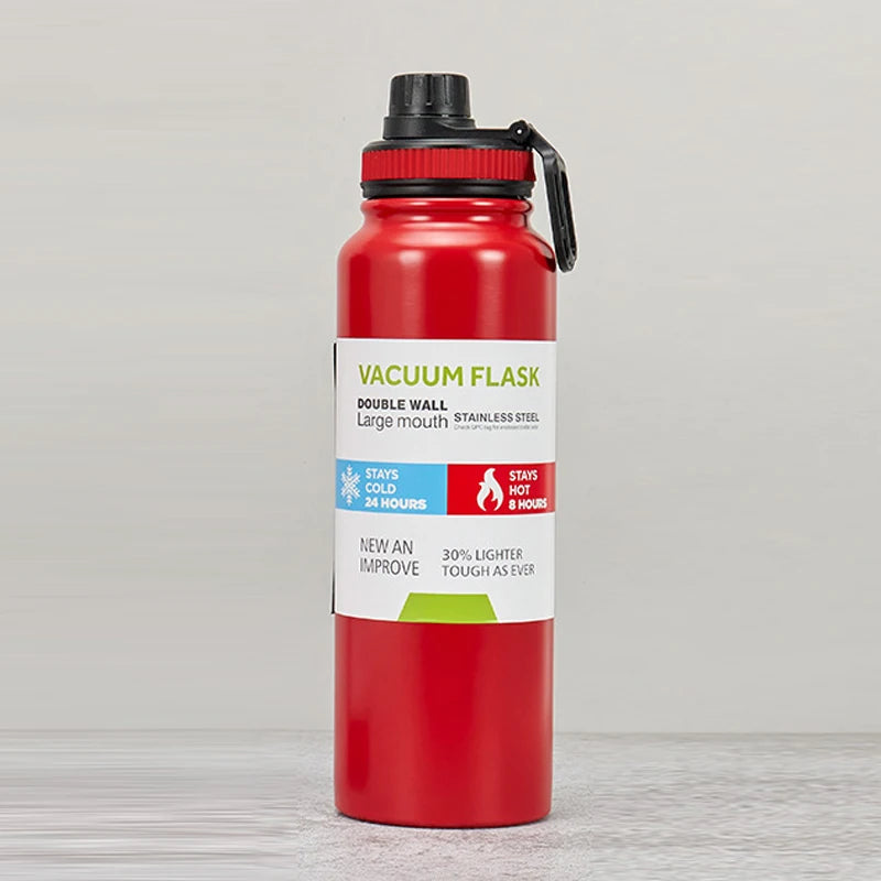 Glomexia Insulated Stainless Steel Water Bottle β 600ml to 1000ml