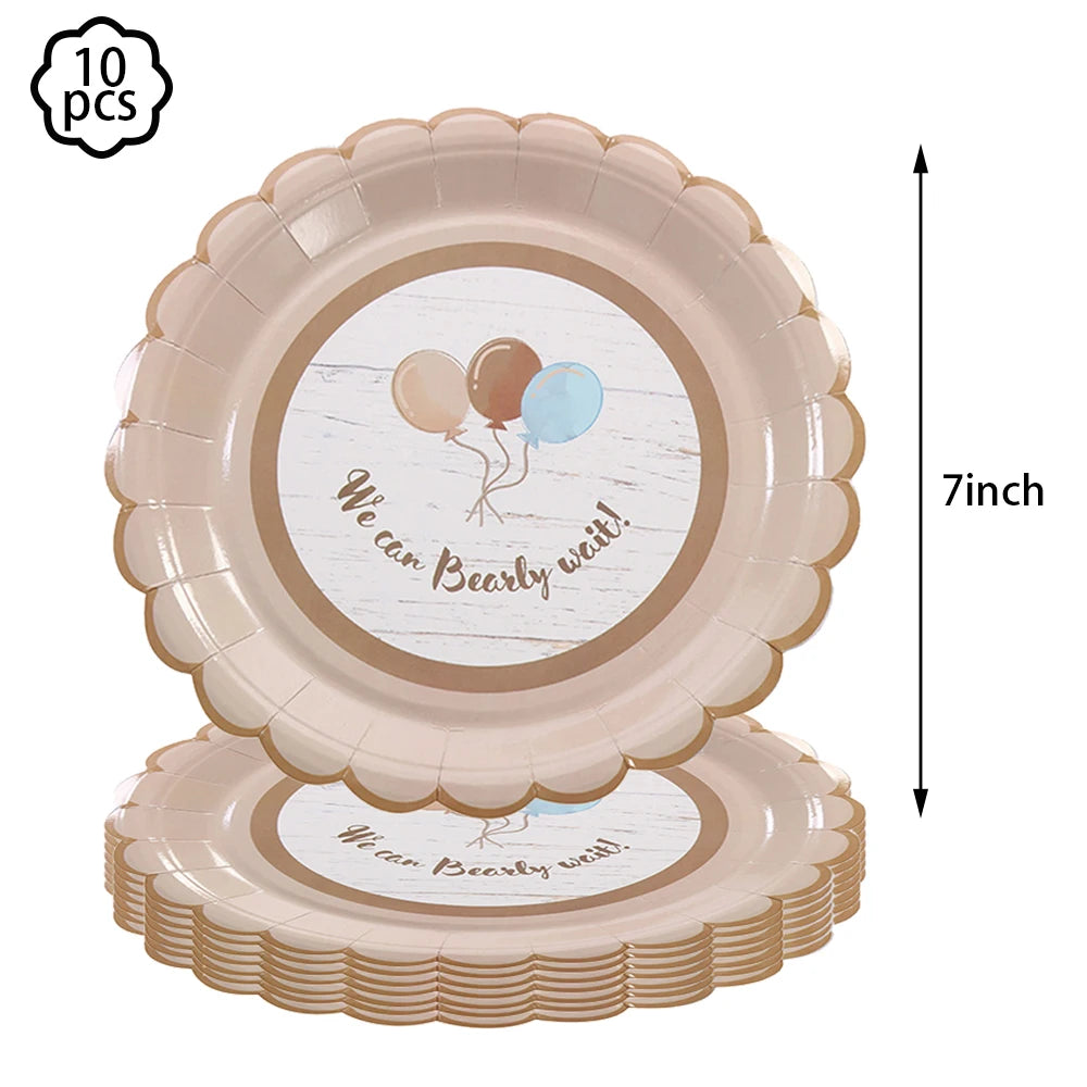 Premium Teddy Bear Birthday Balloon Decoration Set