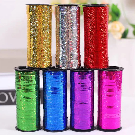 100 Yards Glitter Curling Ribbon Roll β Party & Gift Wrap Decoration