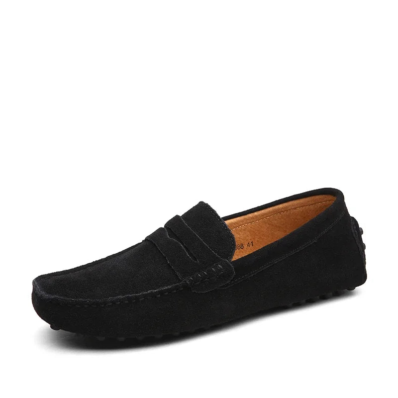 Men’s Suede Comfort Loafers – Breathable & Anti-Slip
