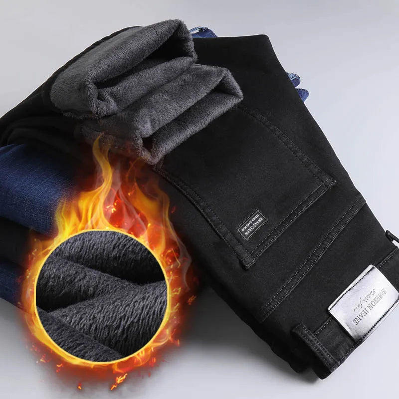 Glomexia Winter Warm Slim Jeans ❄️