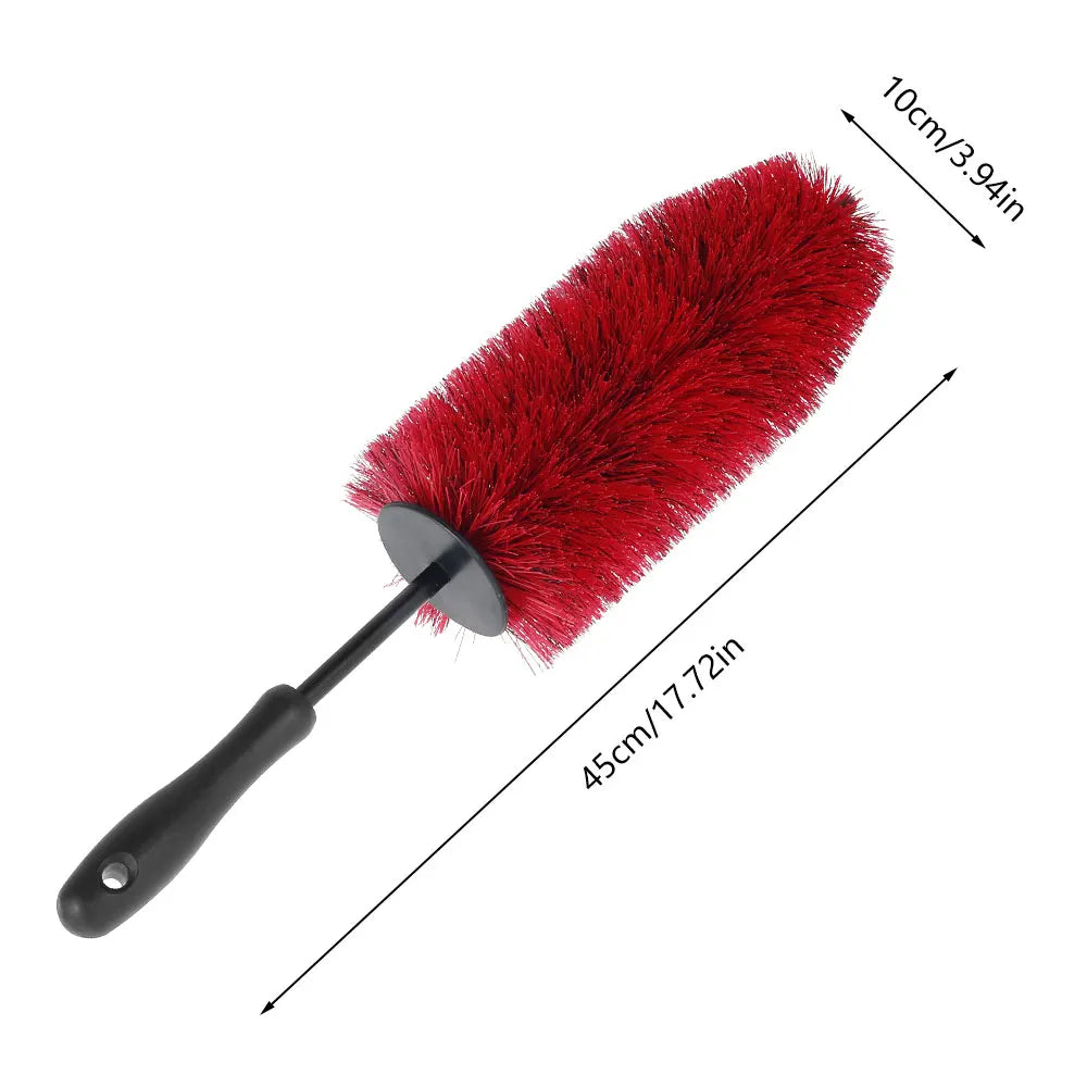Premium 45cm Car Wheel Rim Cleaning Brush – Soft Non Scratch