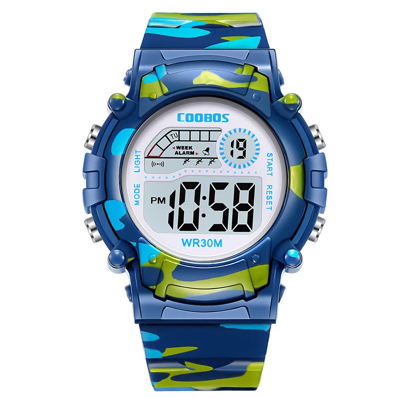 β Camouflage Digital LED Watch for Kids π’π