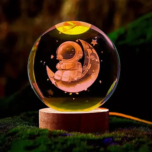 3D Laser Crystal Ball Mood Light