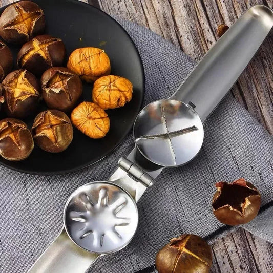 π₯ Stainless Steel Chestnut Opener β Nut Cracker Tool πͺ