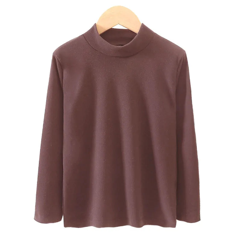 Premium Kids Winter Thermal Turtleneck Fleece Top