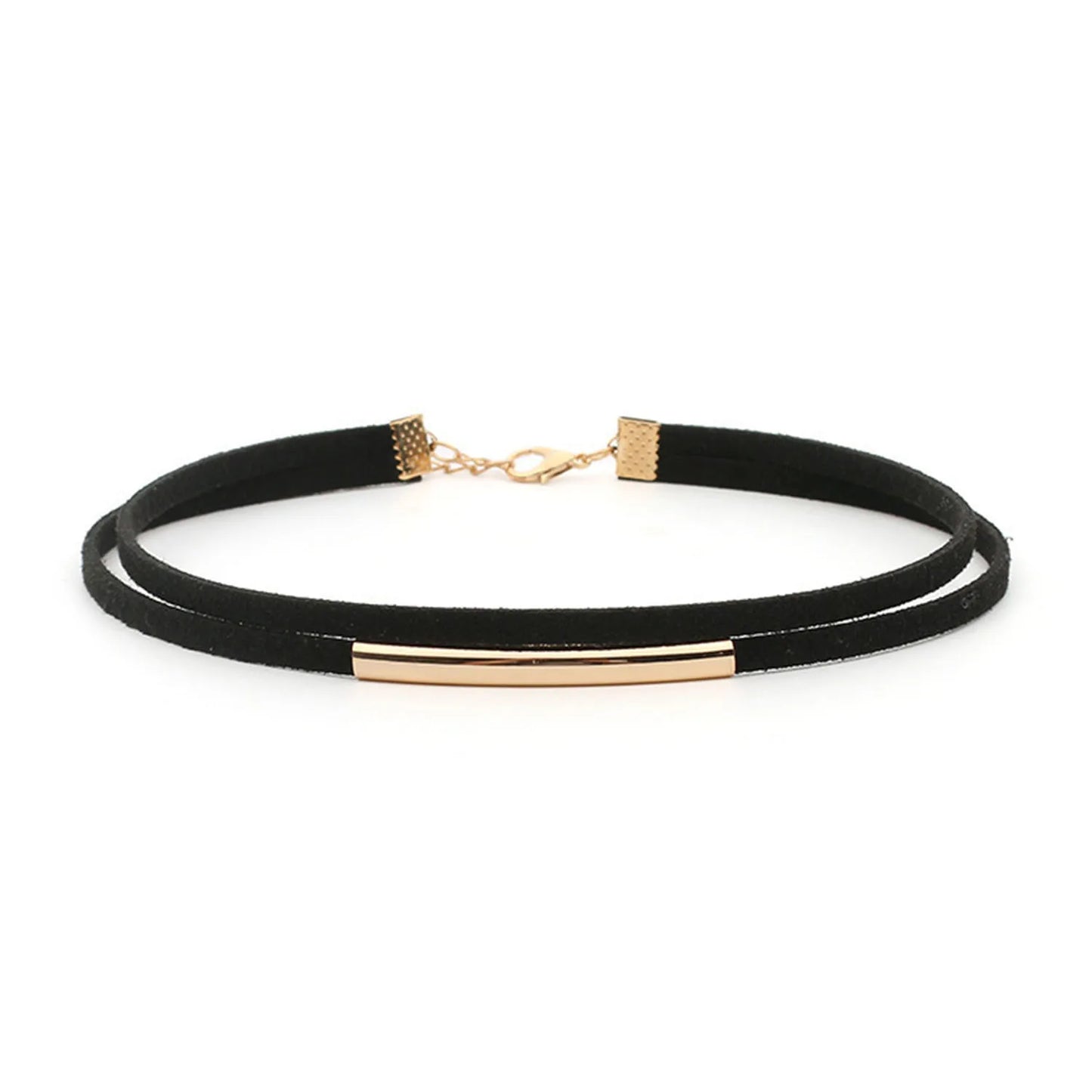 Black Velvet Gothic Choker Necklace
