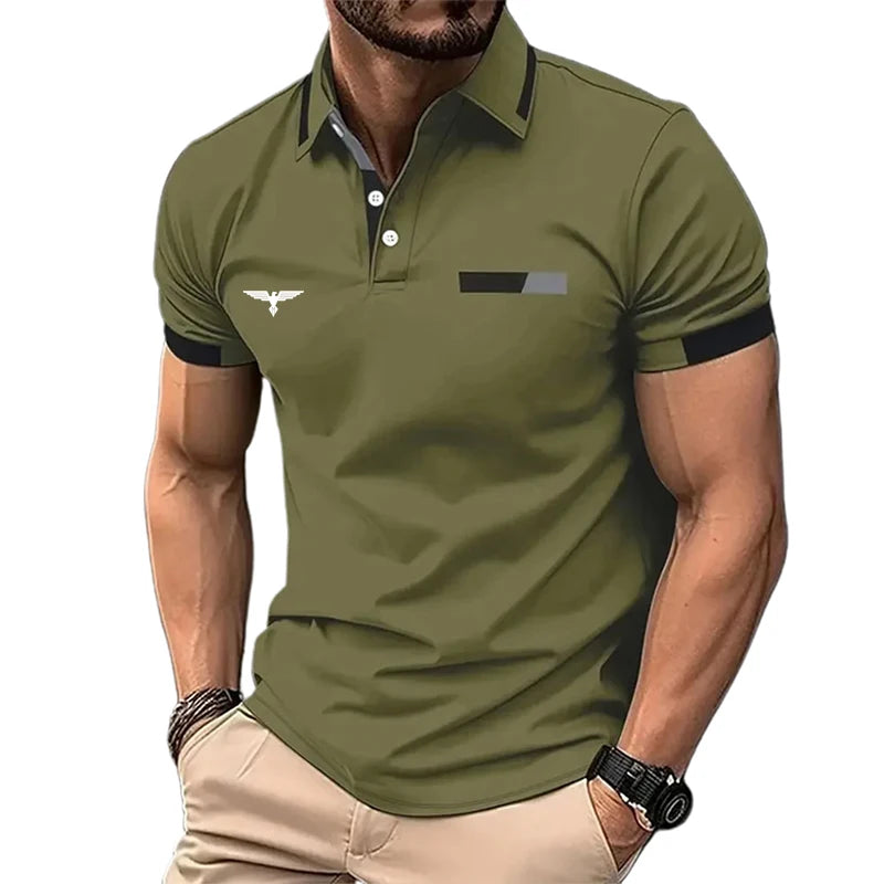 Men’s Summer Polo Tee | Casual Style