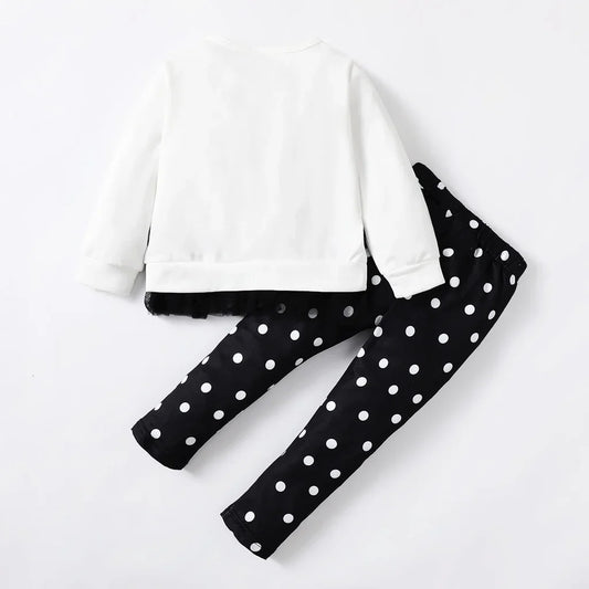 Premium Cartoon Girls Summer Clothing Set | Kids Fashion | GLOMEXIA