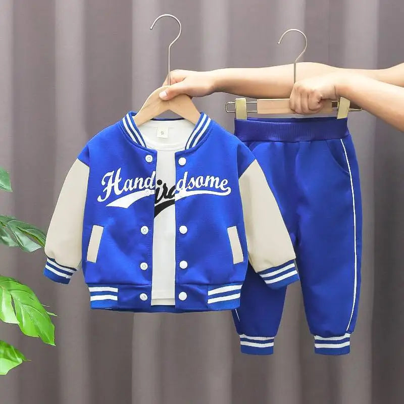 Glomexia Boys Cotton Letter Outfit Set β Autumn Wear