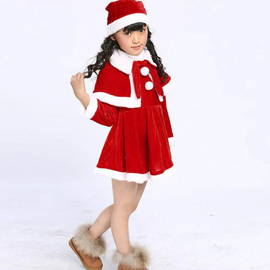 Glomexia Kids Santa Costume 🎅 | Christmas Cosplay Outfit Set