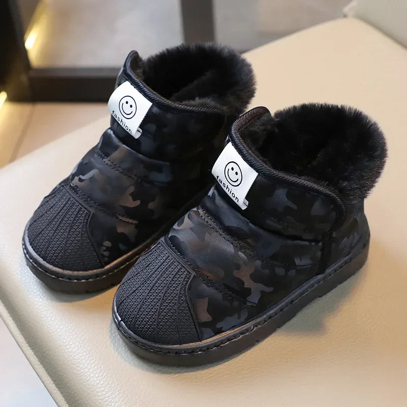 Girls PU Leather Fashion Boots