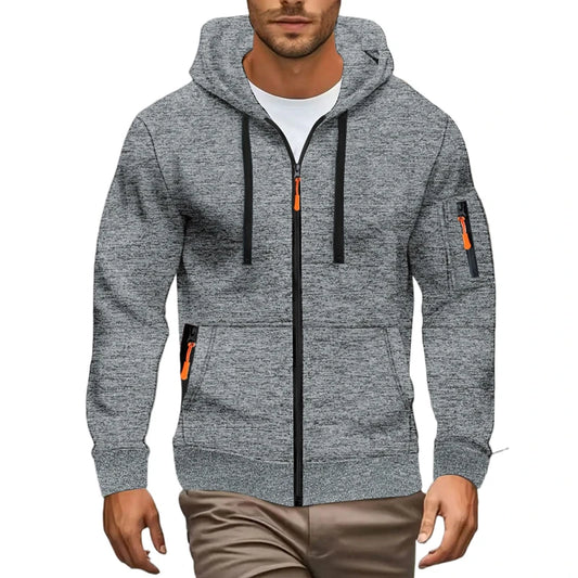 🧥 Zip-Up Casual Hoodie