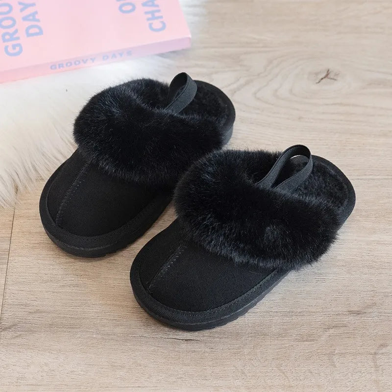 Girls Winter Indoor Slippers ❄️🥿 | Warm Anti-Slip Comfort