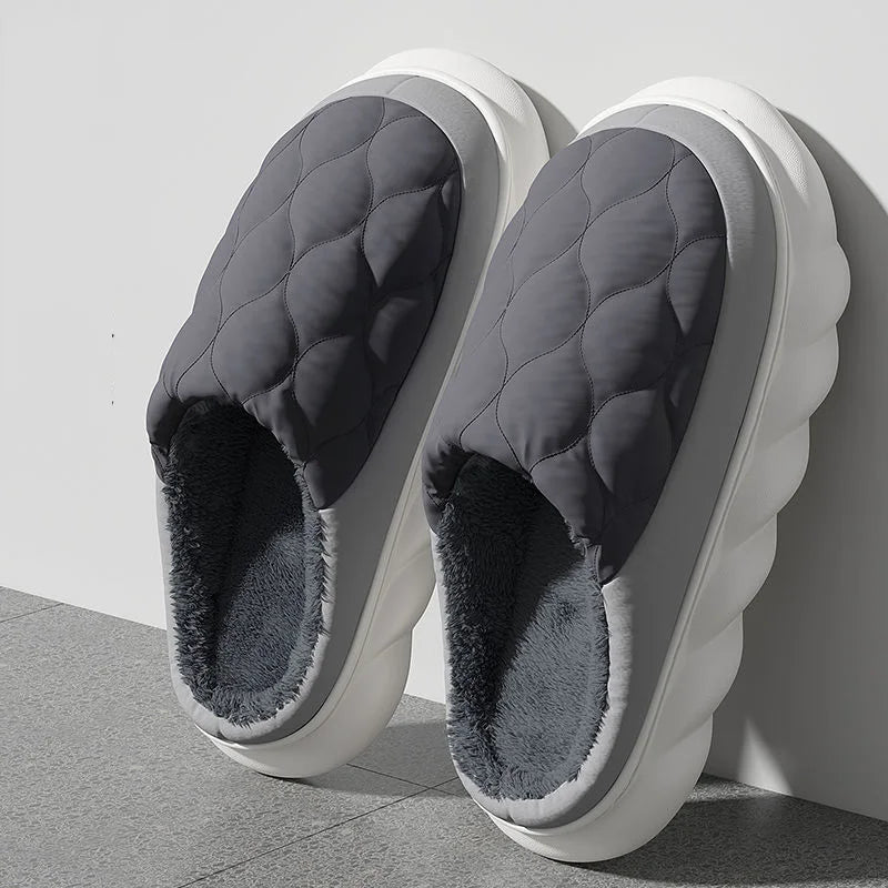 Winter Fur Indoor Slippers for Men