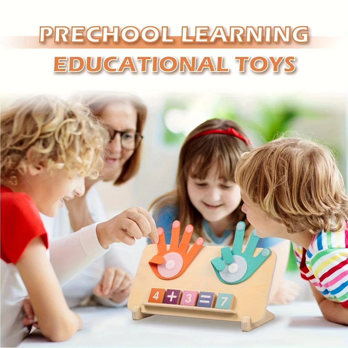 Wooden Arithmetic Learning Board for Kids (3+ Years)