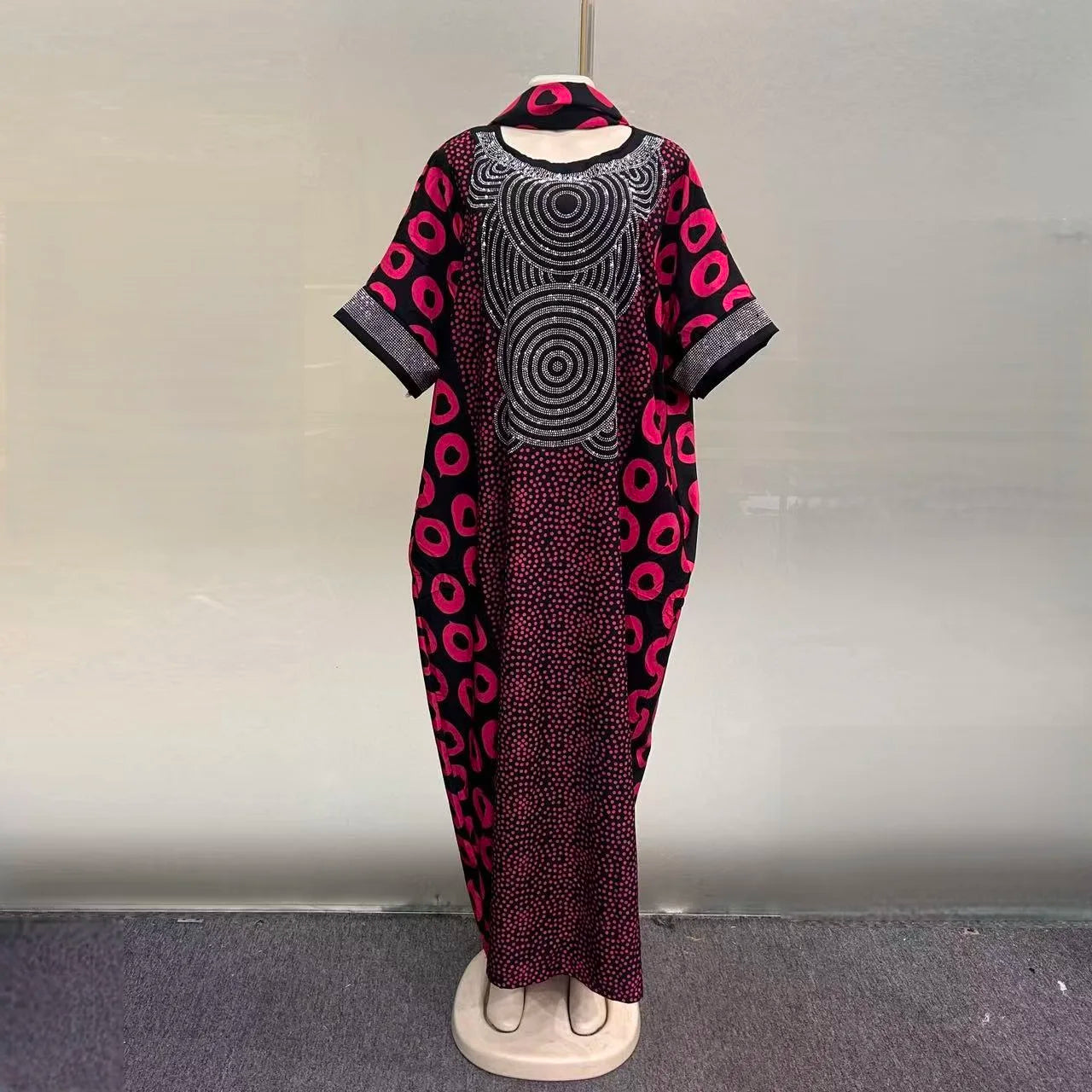 👗 Women’s African Style Floor-Length Maxi Dress 💎