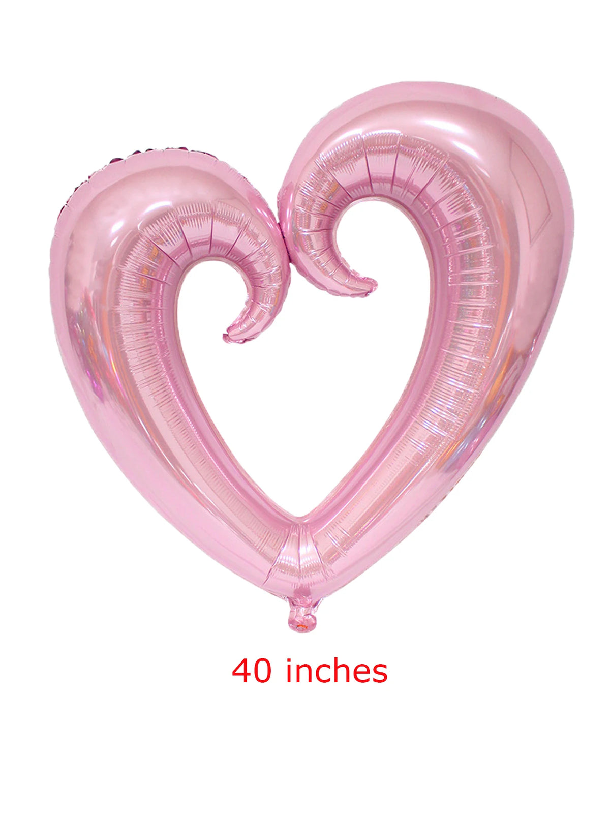 Large Kiss Me Love Heart Foil Balloon Stand