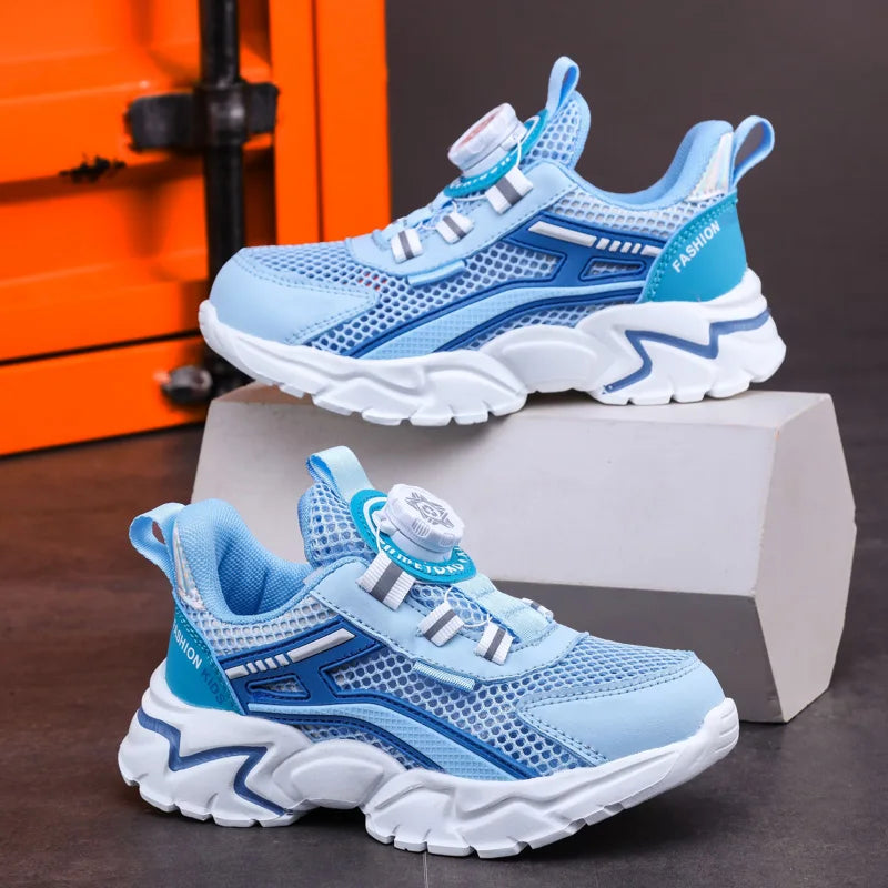 Boys Casual Sneakers | Anti-Slip Hook & Loop