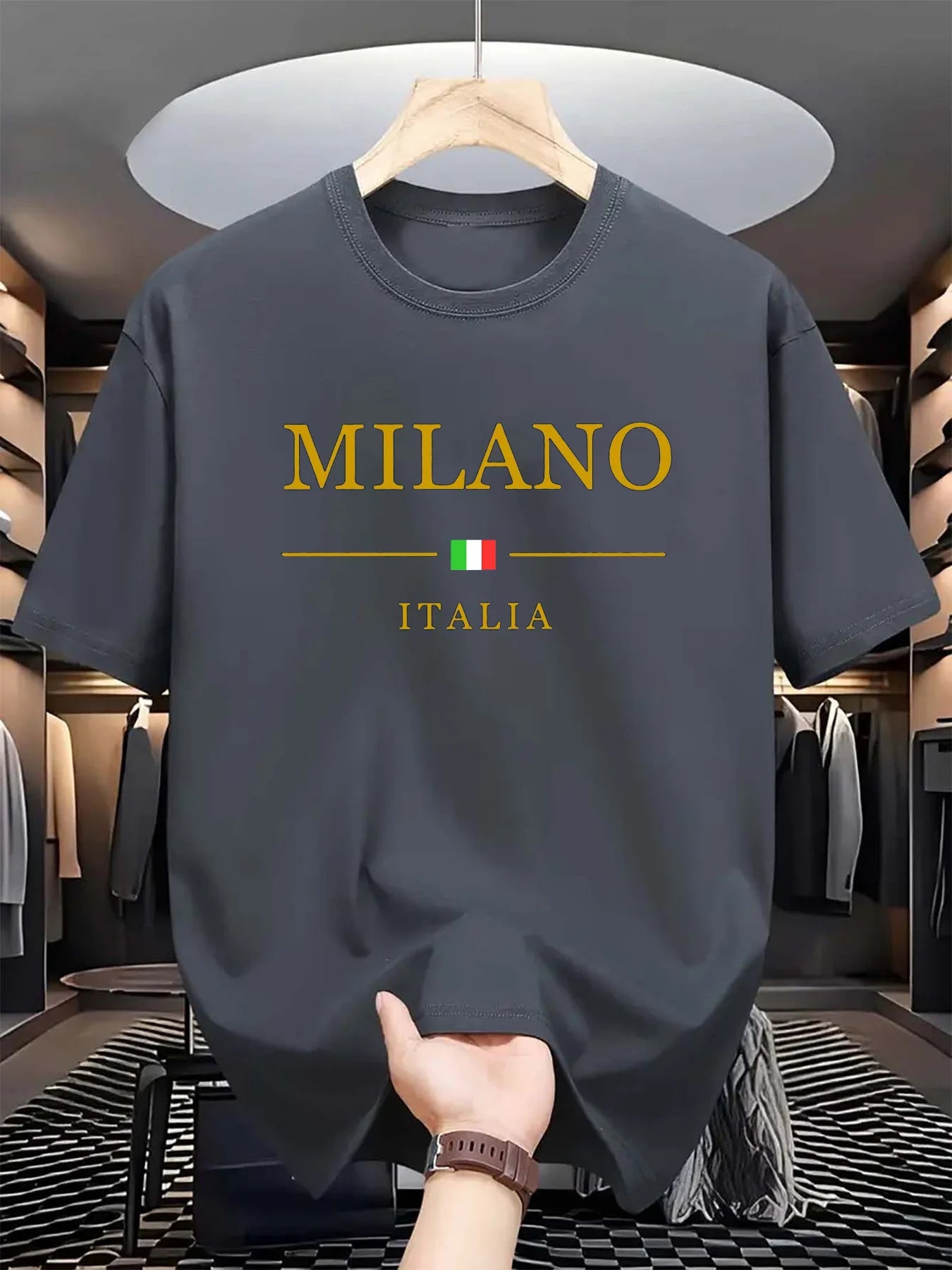 ๐๐ฟ Menโs Cotton Travel Tee | Light & Breathable ๐