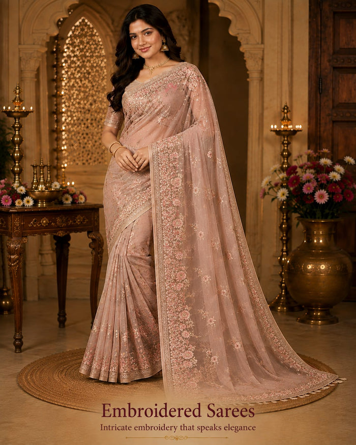 Embroidered Sarees