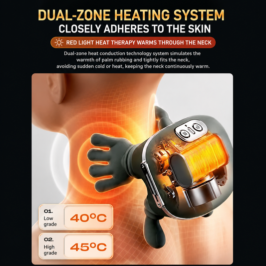 Smart Electric Neck & Shoulder Massager | Portable Deep Tissue Relaxation Massage Device