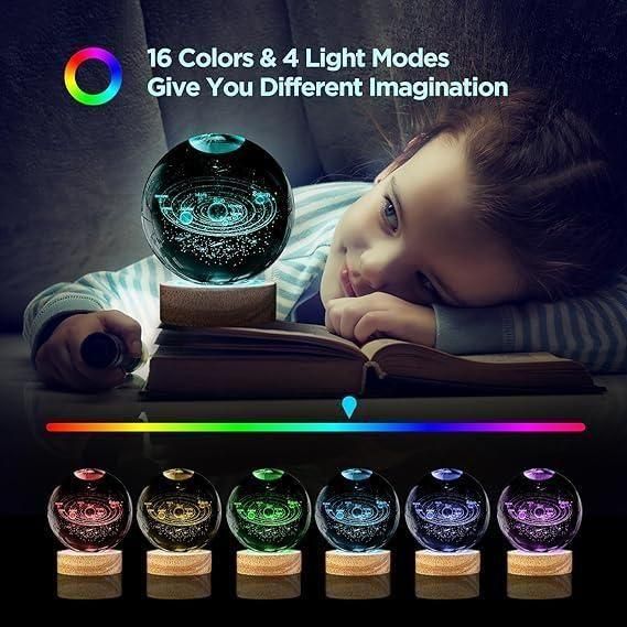 3D Crystal Lamp Ball Decorative Light