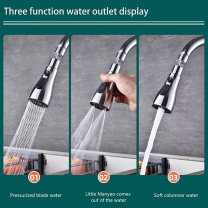 Premium 3 Mode Kitchen Sink Faucet – Stainless Steel Mixer Tap