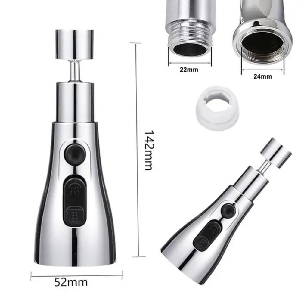 Premium 3 Mode Kitchen Sink Faucet – Stainless Steel Mixer Tap