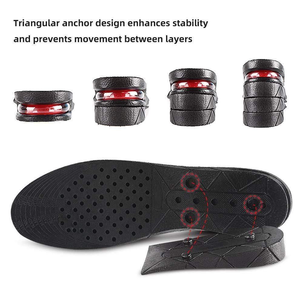 4-Layer Adjustable Height Increasing Shoe Insole