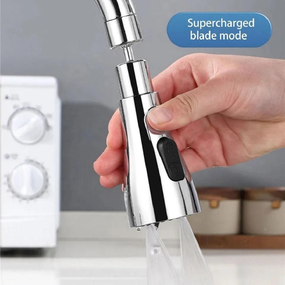 Premium 3 Mode Kitchen Sink Faucet – Stainless Steel Mixer Tap