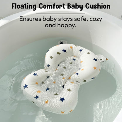 StarAndDaisy Bath Tub for Baby 0-5 Years/Foldable Bath tub for Kids with Cushion, Space Saving Design, Newborn Baby Folding Bathing Tub Girls & Boys, Easy to Store- Grey