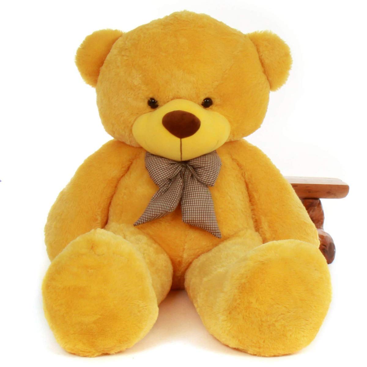 HUG 'n' FEEL 5 Feet Giant Teddy Bear | Ultra Soft Plush Stuffed Toy for Kids, Birthdays, Anniversaries & Valentine's Day