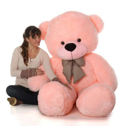HUG 'n' FEEL 5 Feet Giant Teddy Bear | Ultra Soft Plush Stuffed Toy for Kids, Birthdays, Anniversaries & Valentine's Day